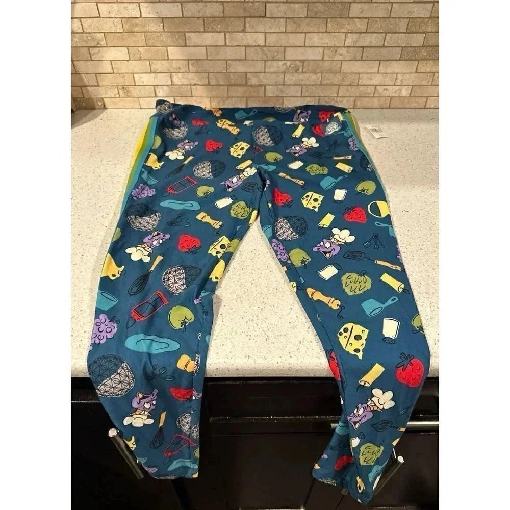 Disney EPCOT 2020 Food‎ and Wine Festival Size XL Figment Leggings nwt b5